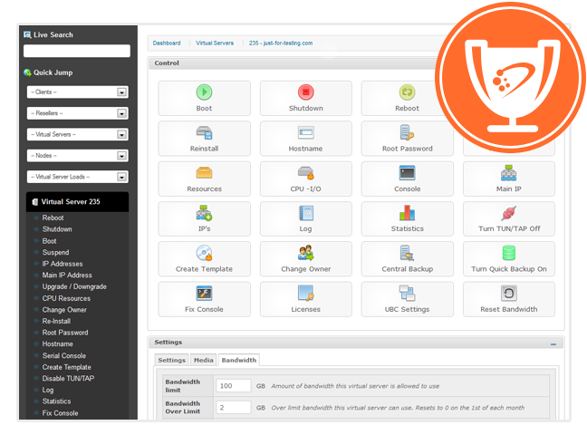 VPS Managemnt with SolusVM